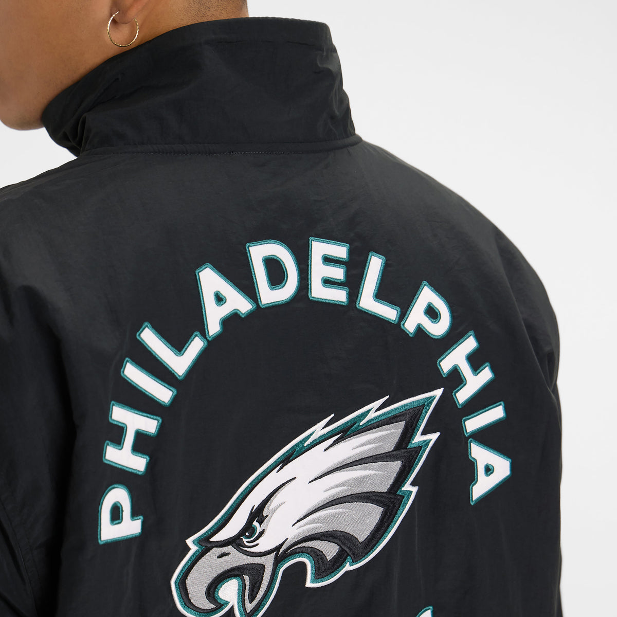 Philadelphia 76ers Throwback Nylon Jacket