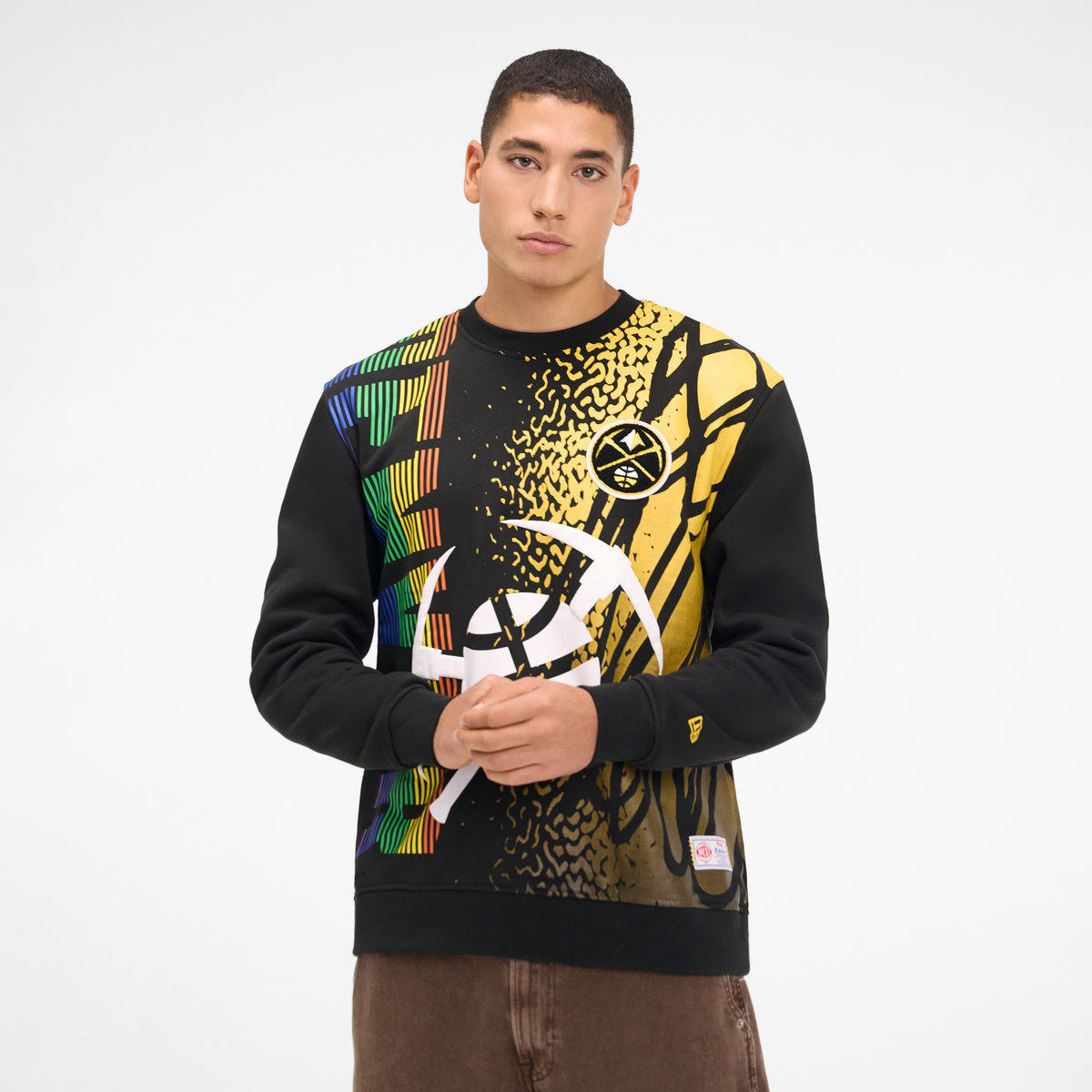 Golden State Warriors 2025 City Edition Black Crewneck