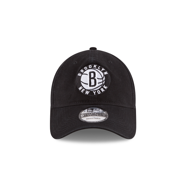 Brooklyn Nets Core Classic Black 9TWENTY Adjustable Hat