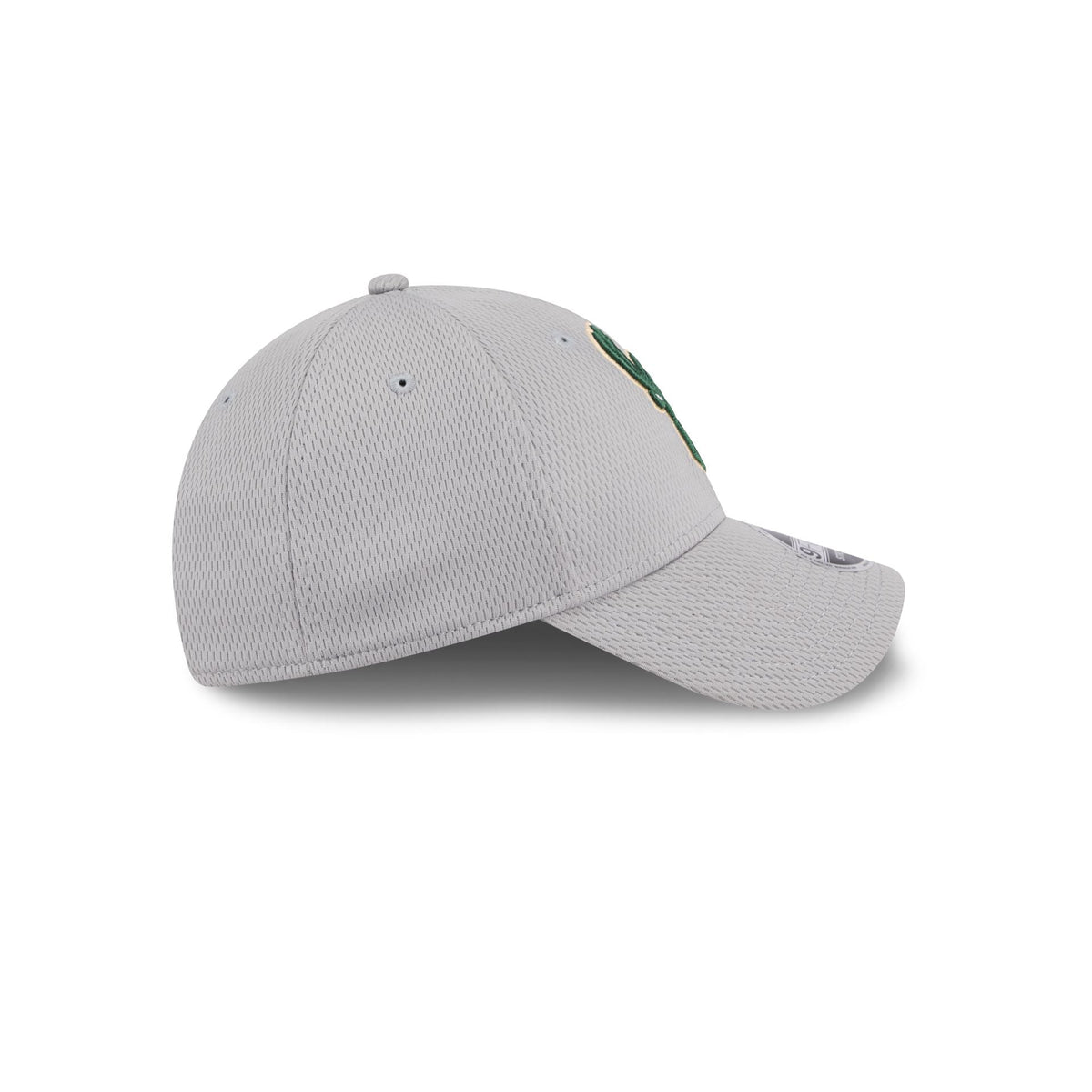 Milwaukee Bucks Gray 9FORTY Stretch-Snap Hat