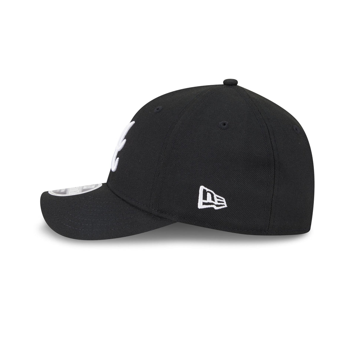 Atlanta Braves Black Authentic Collection 9FORTY M-Crown Snapback Hat