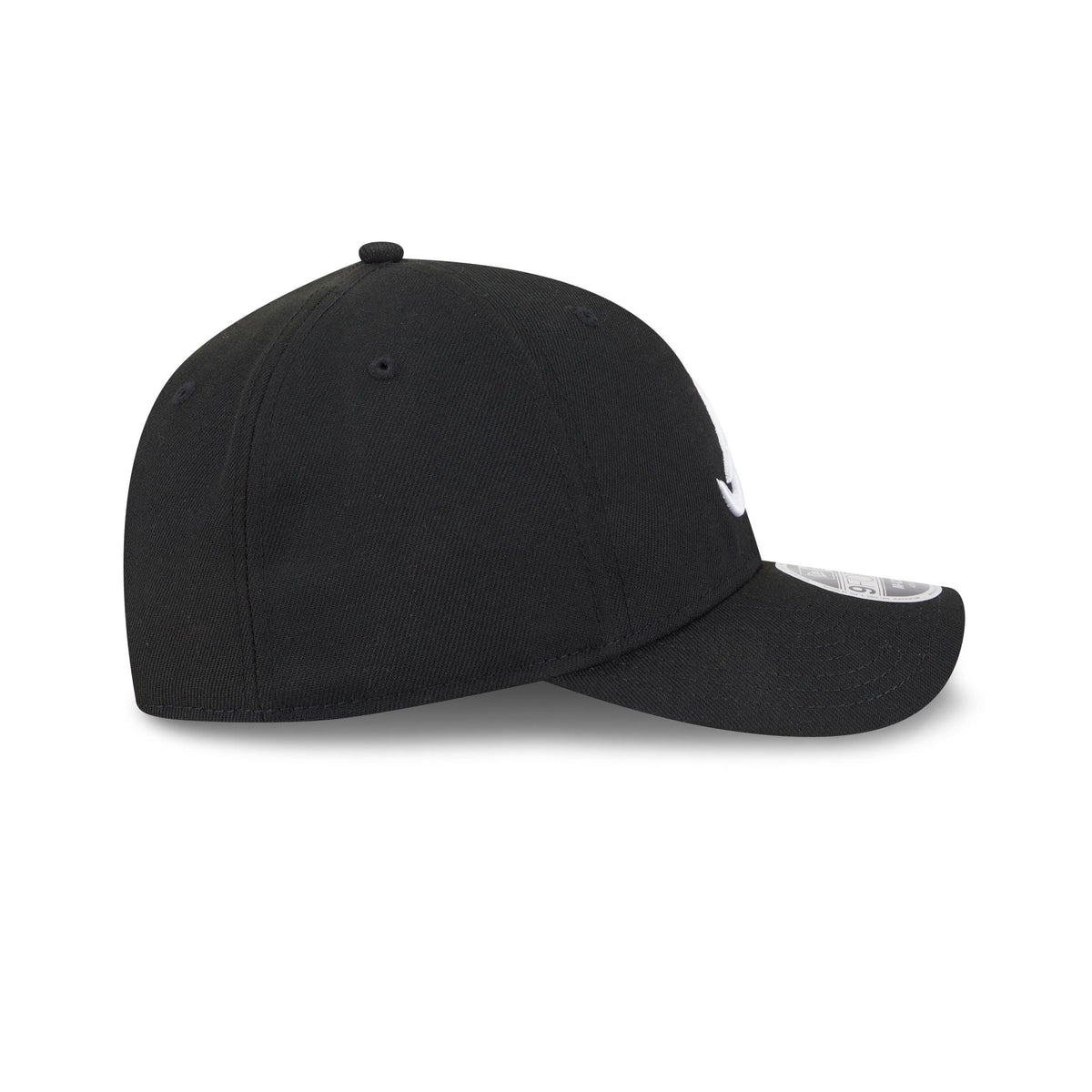 Atlanta Braves Black Authentic Collection 9FORTY M-Crown Snapback Hat