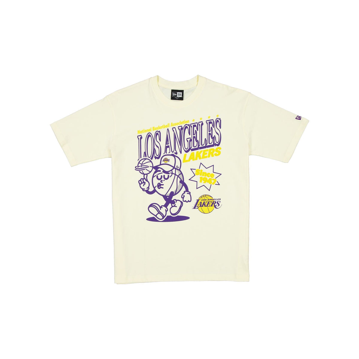 Los Angeles Lakers Sport Classics Chrome White T-Shirt