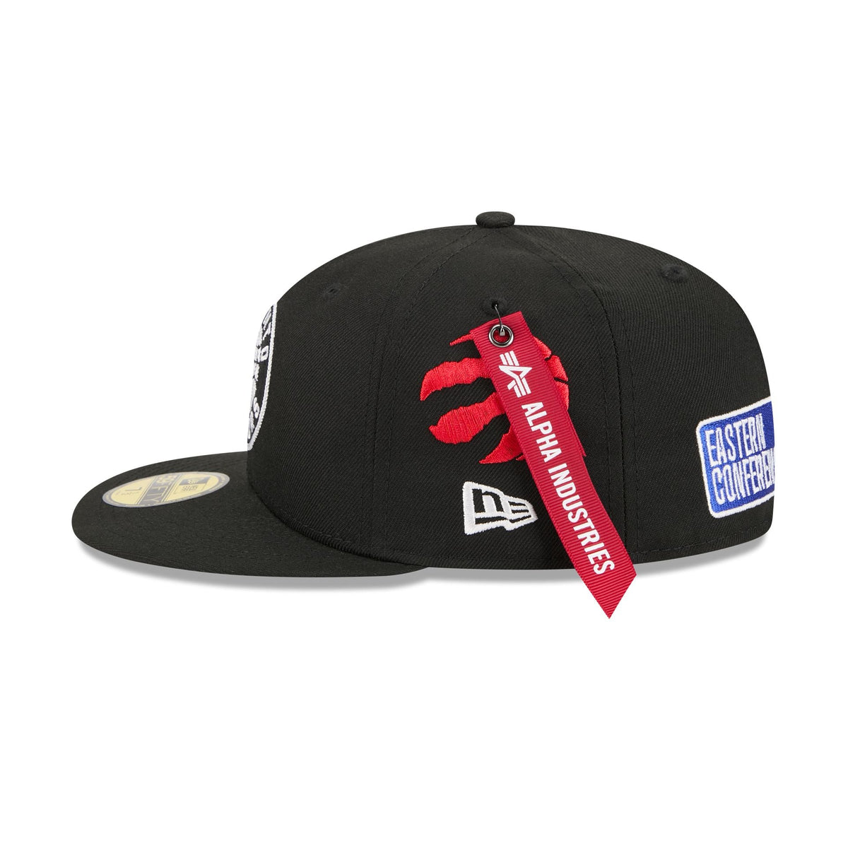 Alpha Industries x Toronto Raptors Black 59FIFTY Fitted Hat