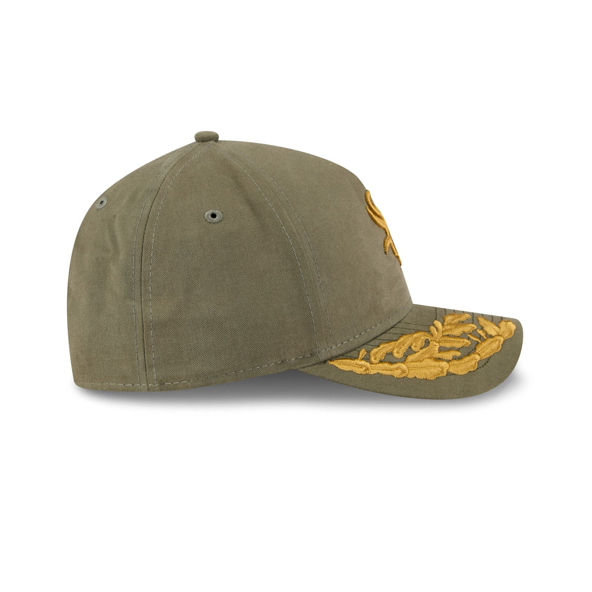 Alpha Industries x Chicago White Sox Olive Green 9FORTY M-Crown A-Frame Snapback Hat