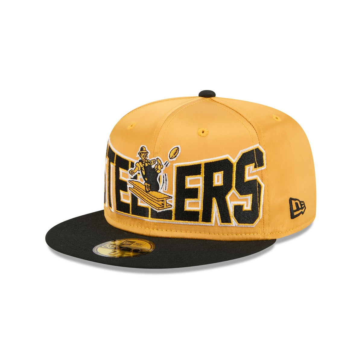 Pittsburgh Steelers Bold Satin 59FIFTY Fitted Hat
