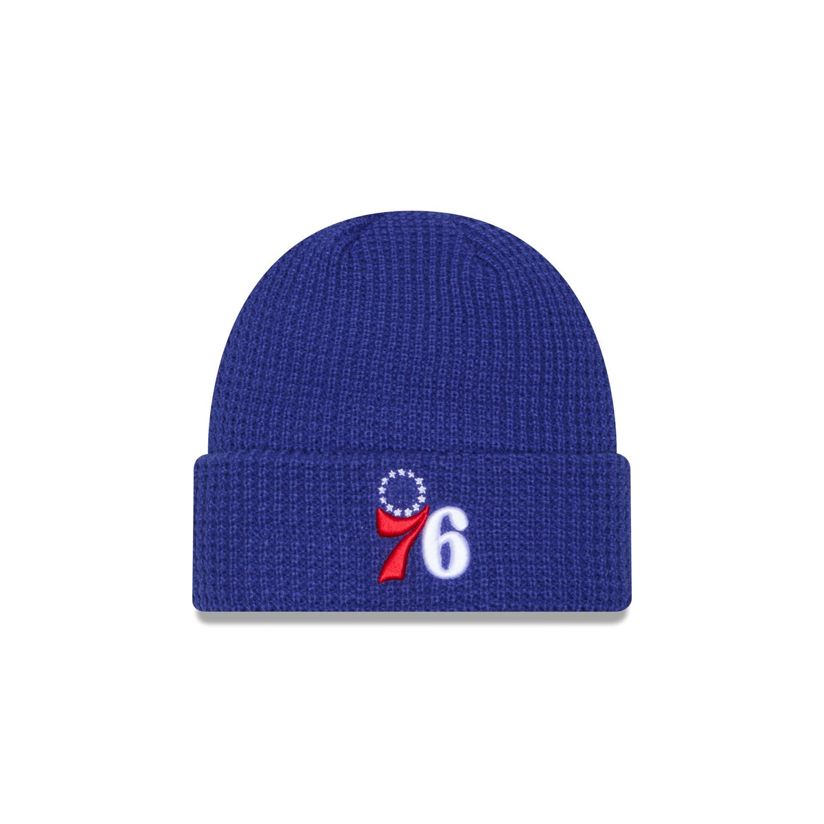 Philadelphia 76ers Waffle Stitch Knit Beanie Hat