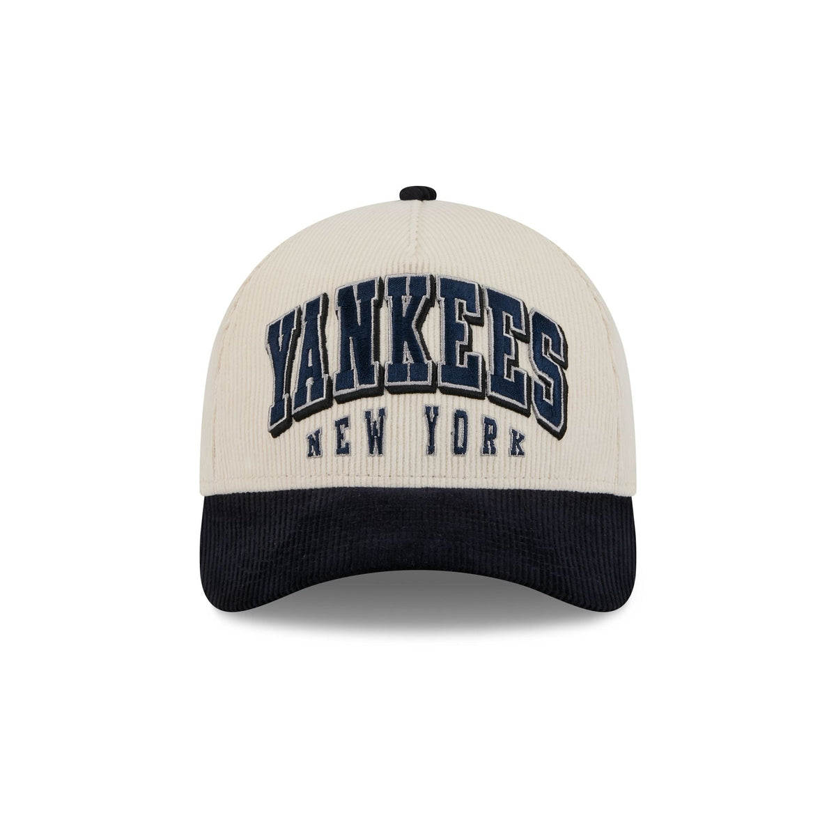 New York Yankees Stacked Corduroy 9FORTY M-Crown A-Frame Snapback Hat