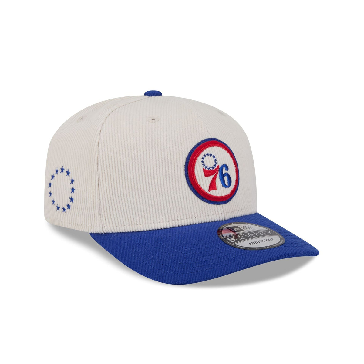 Philadelphia 76ers Loyal Corduroy 9SEVENTY Stretch-Snap Hat