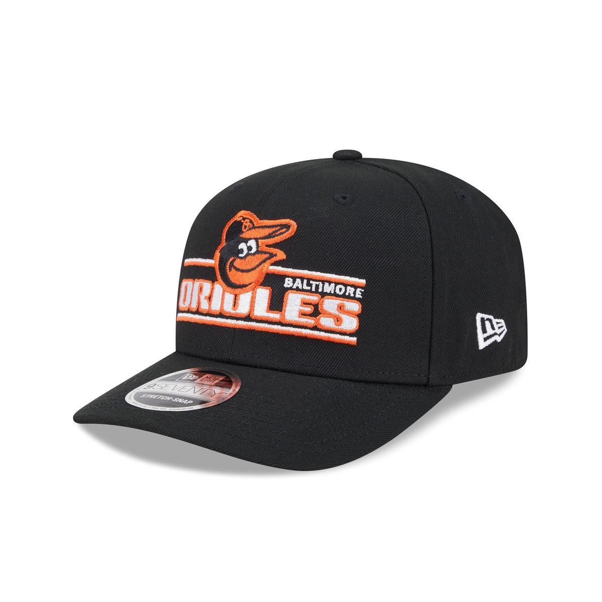 Baltimore Orioles Stated 9SEVENTY Stretch-Snap Hat