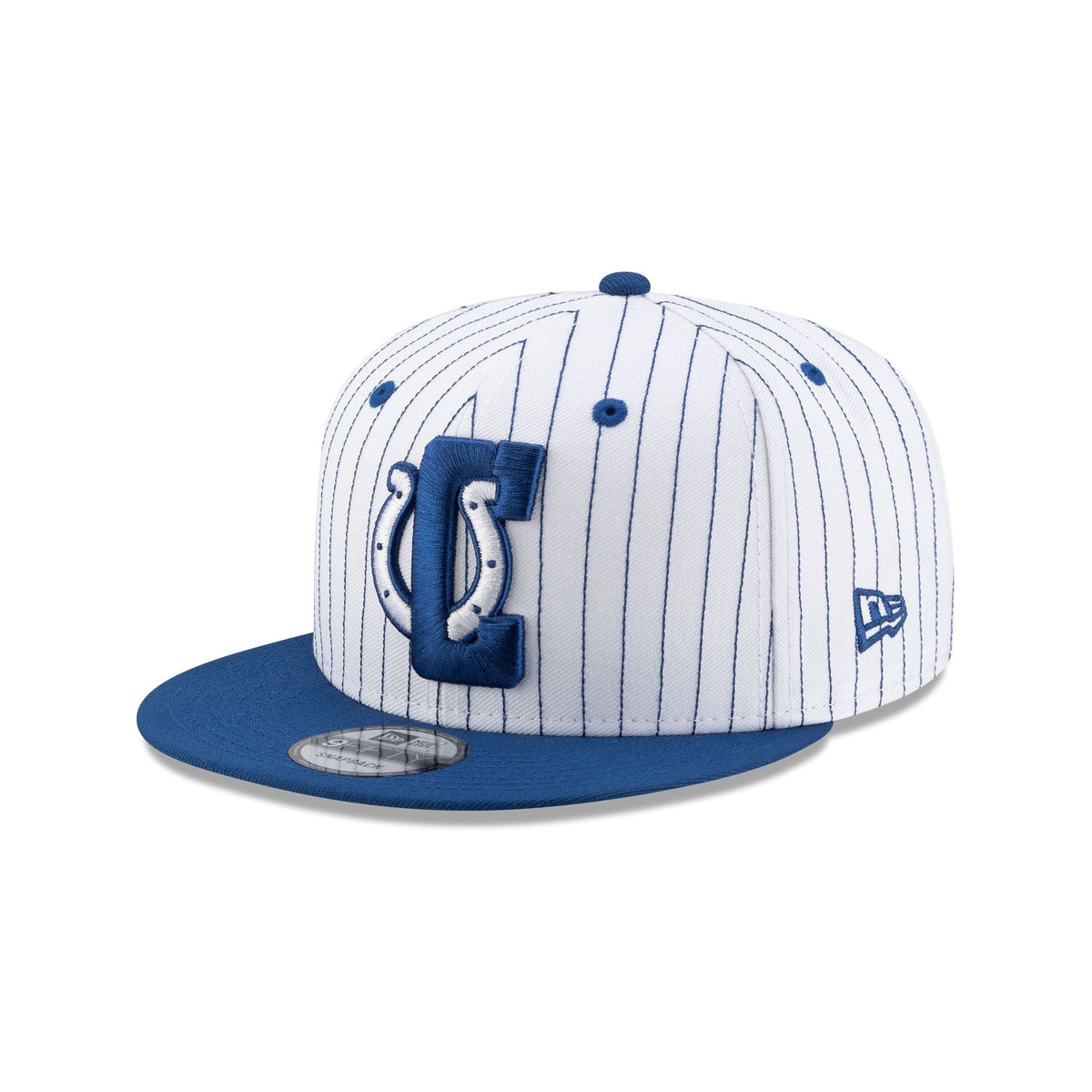 Indianapolis Colts Deceptor Pinstripe 9FIFTY Snapback Hat