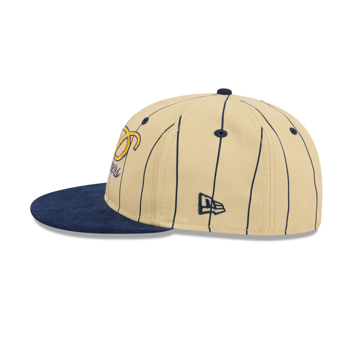 Indiana Pacers Pinstripe Script Retro Crown 9FIFTY Adjustable Hat