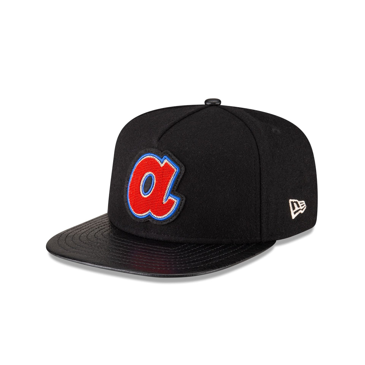Atlanta Braves Wool Letterman 9FIFTY A-Frame Snapback Hat