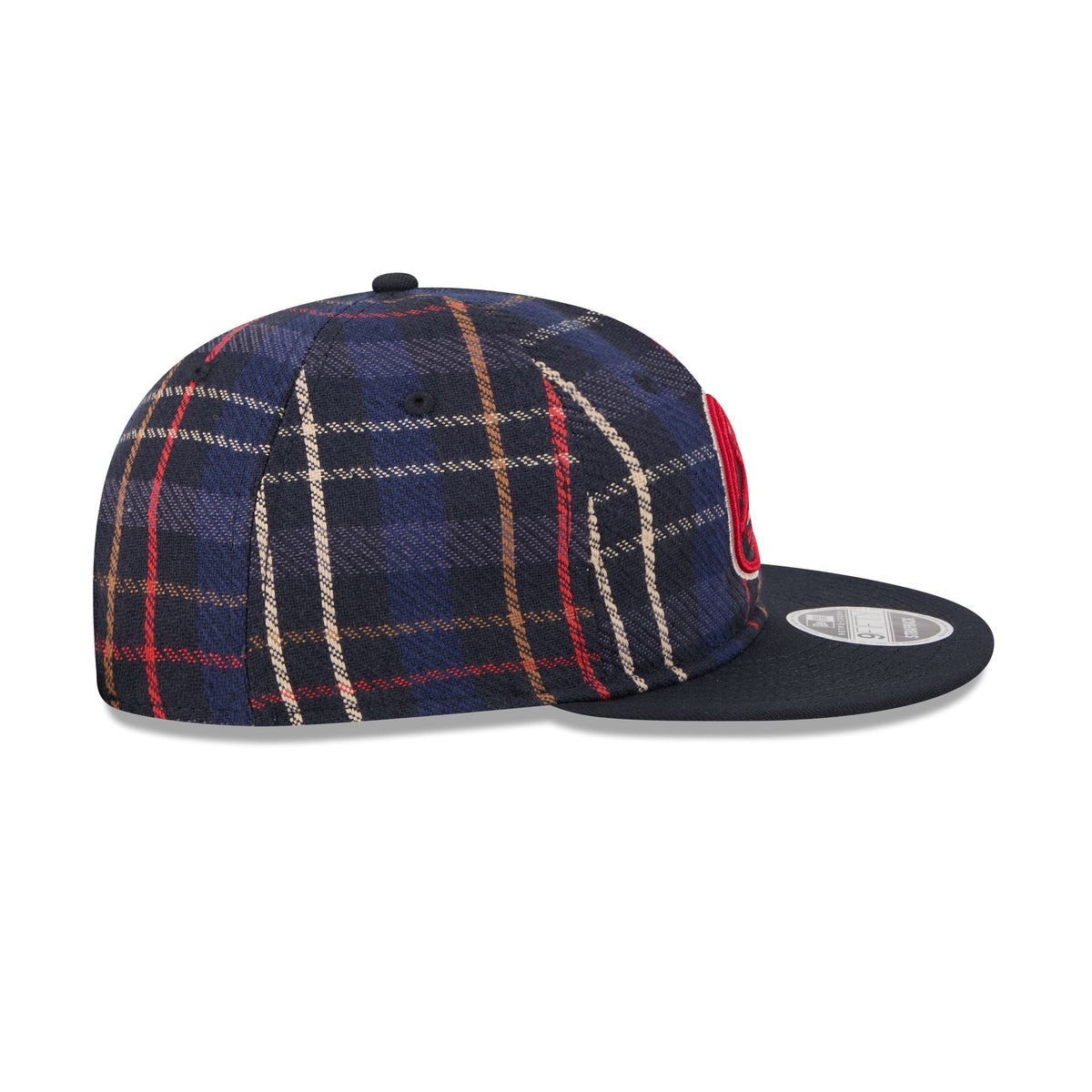Denver Nuggets Grunge Plaid Retro Crown 9FIFTY Adjustable Hat