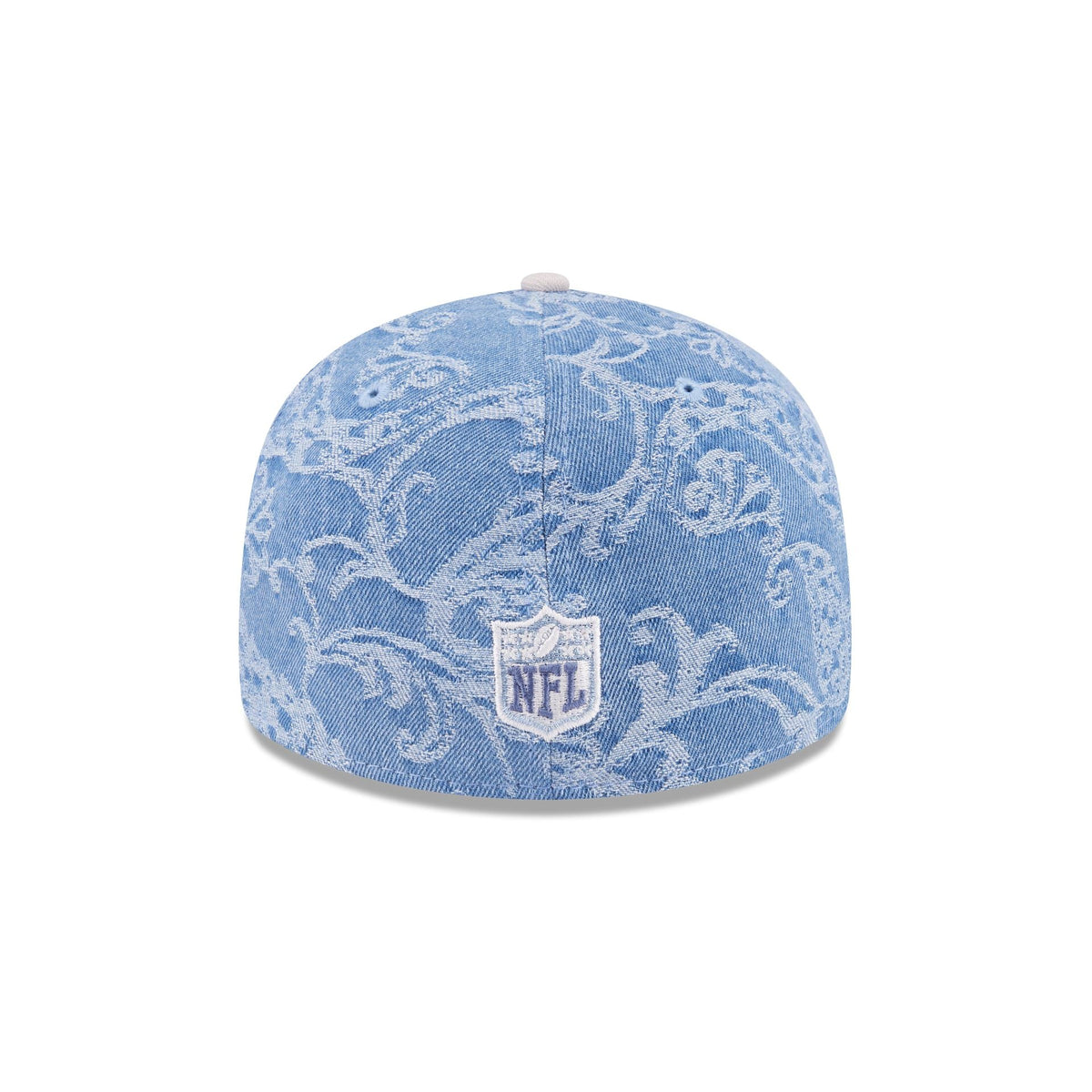 Just Caps Jacquard Denim Philadelphia Eagles Retro Crown 59FIFTY Fitted Hat