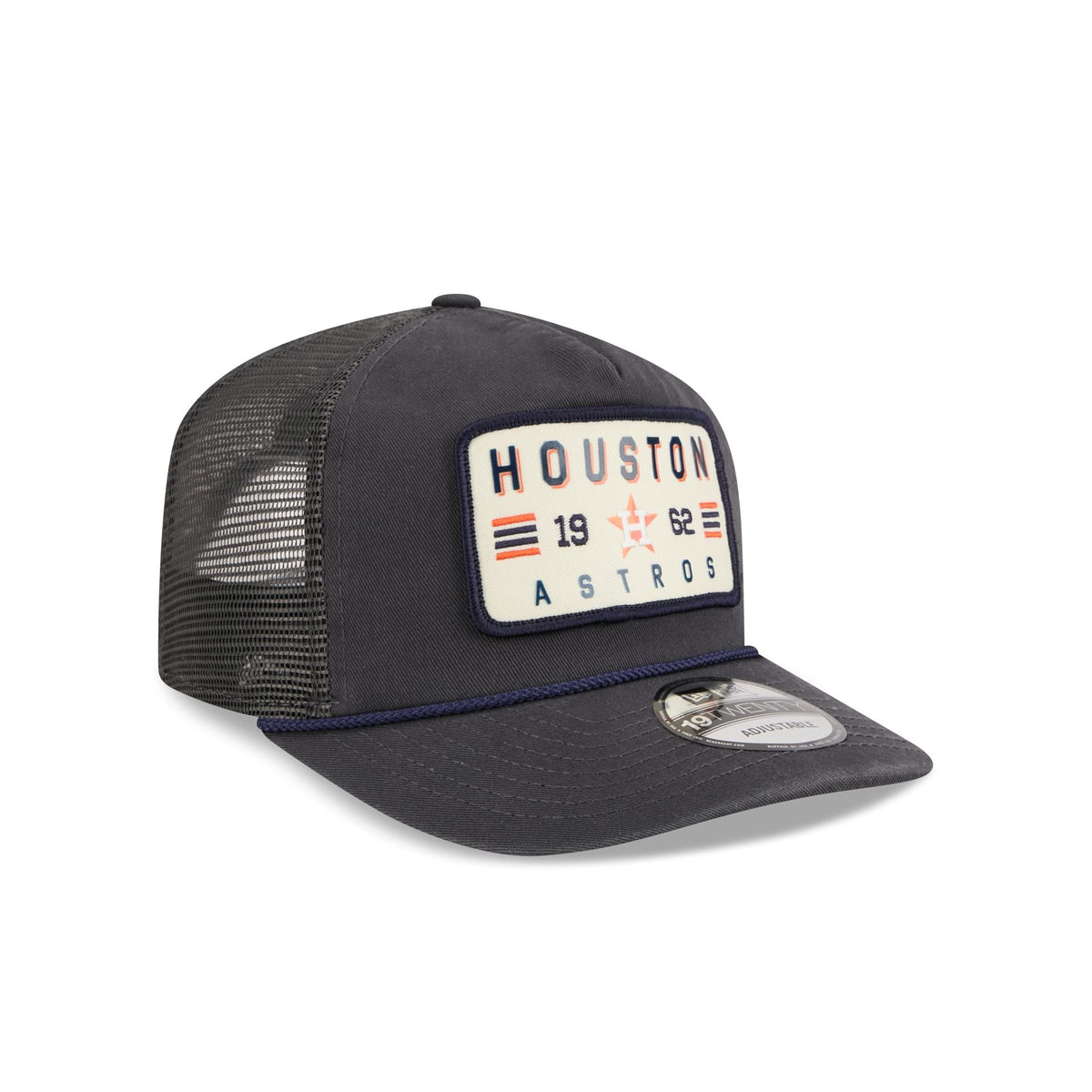 Houston Astros Washed Graphite 19TWENTY Trucker Hat