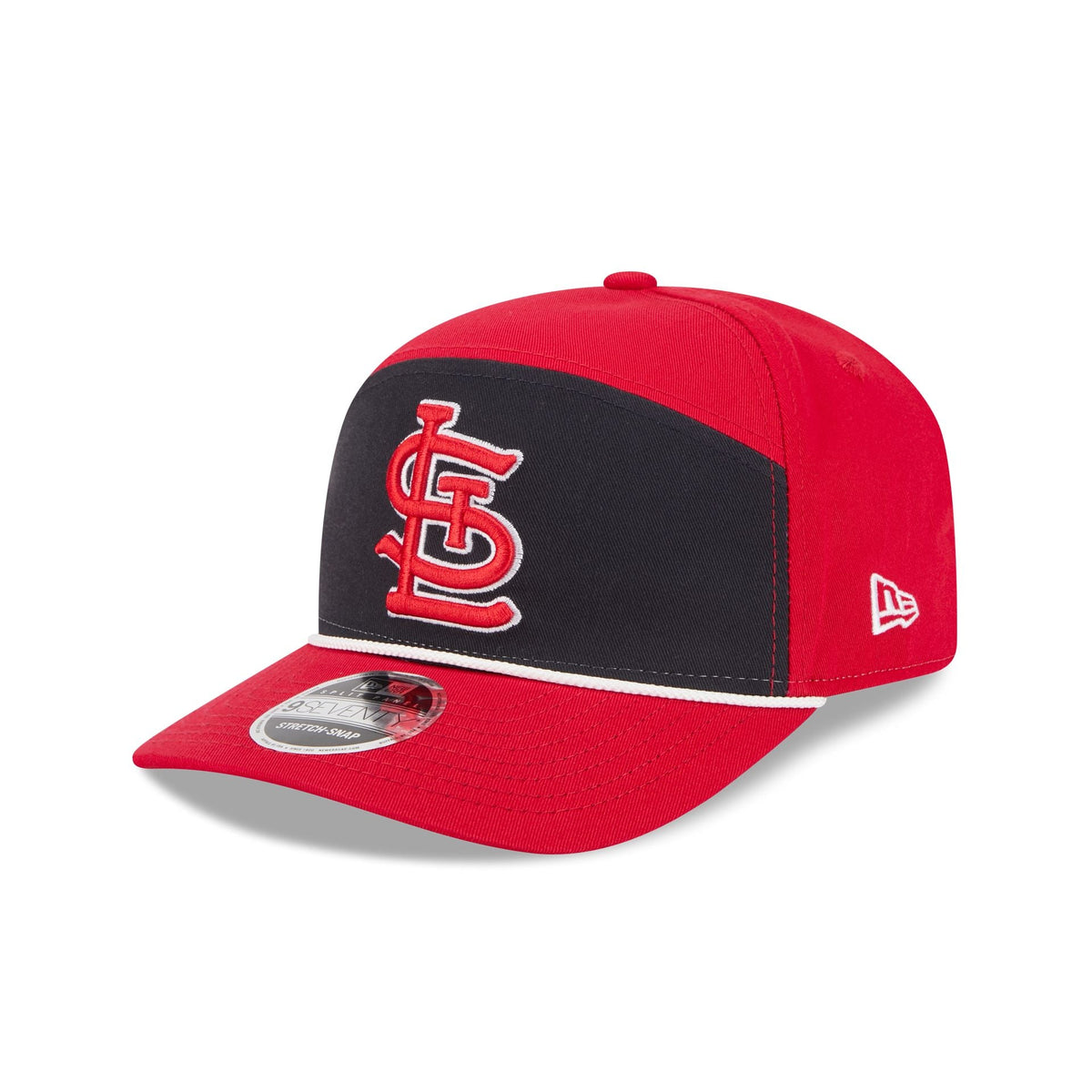 St. Louis Cardinals Split Panel 9SEVENTY Stretch-Snap Hat