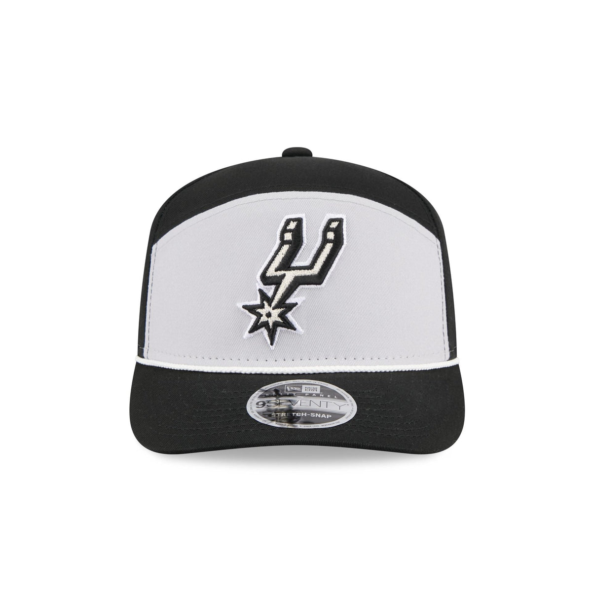 San Antonio Spurs Split Panel 9SEVENTY Stretch-Snap Hat