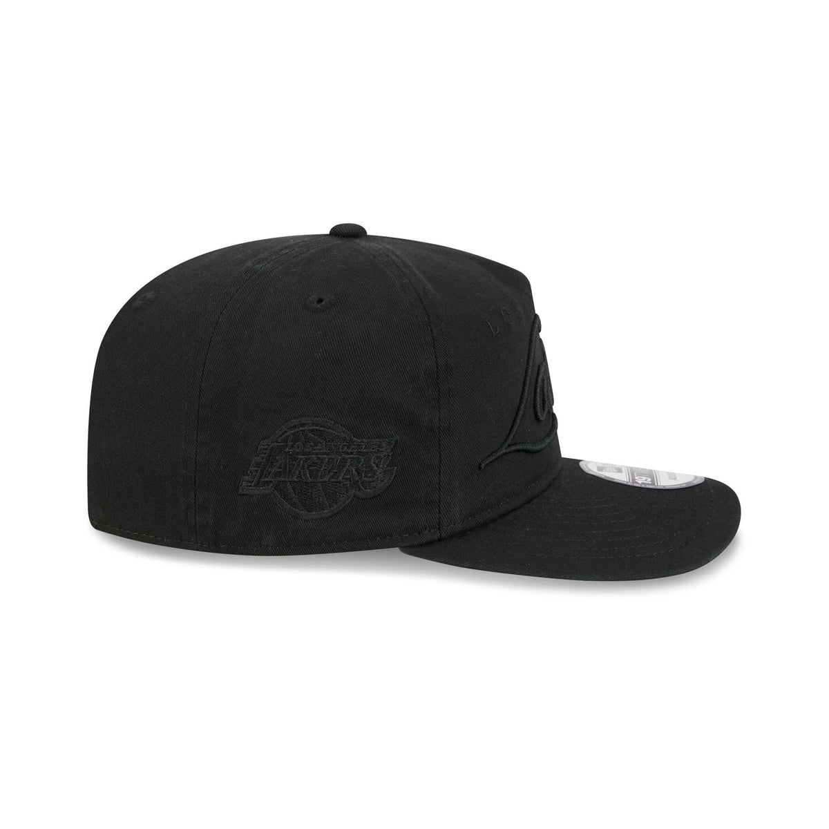 Los Angeles Lakers All Black Scripted 19TWENTY Adjustable Hat