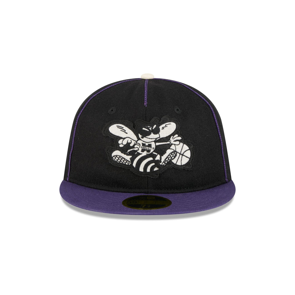 Charlotte Hornets Felt Logo Retro Crown 59FIFTY Fitted Hat