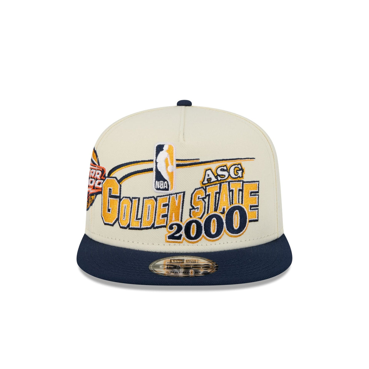 Golden State Warriors Hardwood Classics 2000 All-Star Game 9FIFTY A-Frame Snapback Hat