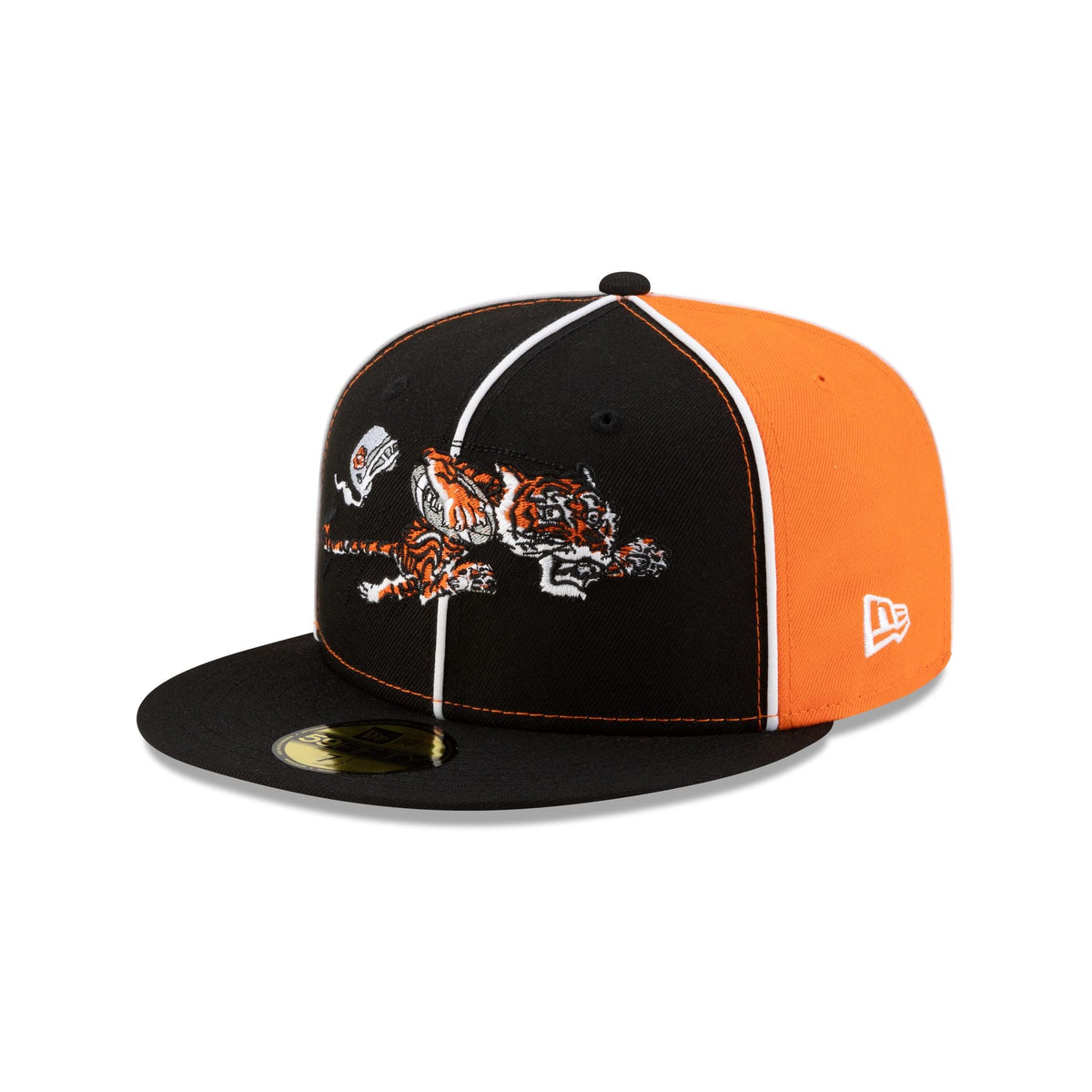 Cincinnati Bengals Two-Tone Pinwheel 59FIFTY Fitted Hat