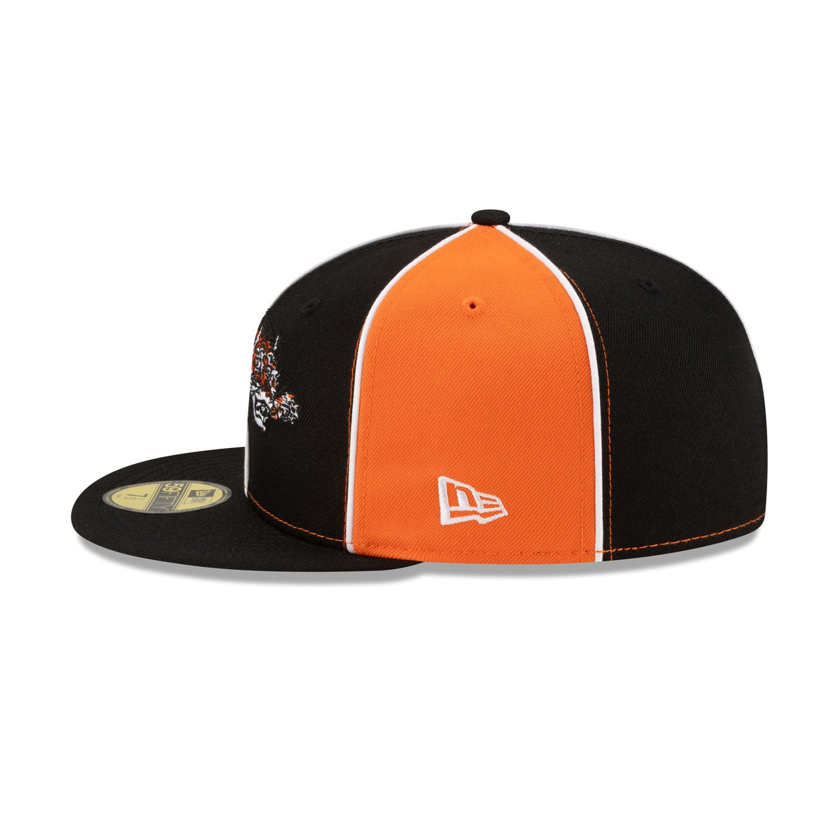 Cincinnati Bengals Two-Tone Pinwheel 59FIFTY Fitted Hat