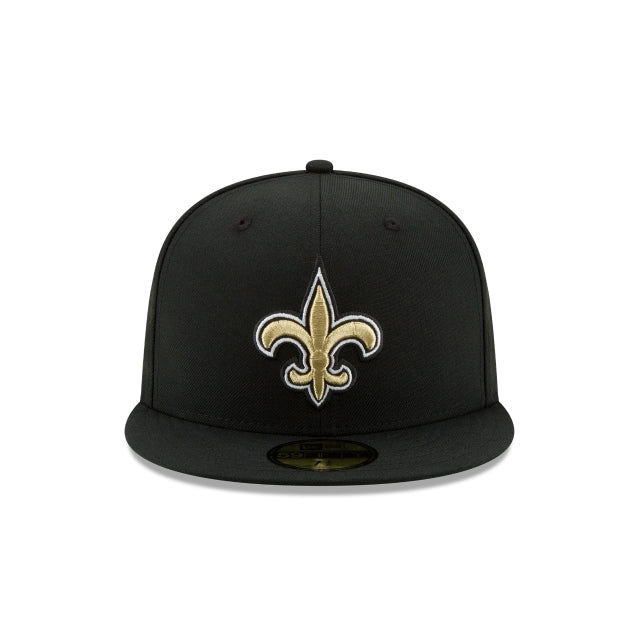 New Orleans Saints Black 59FIFTY Fitted Hat